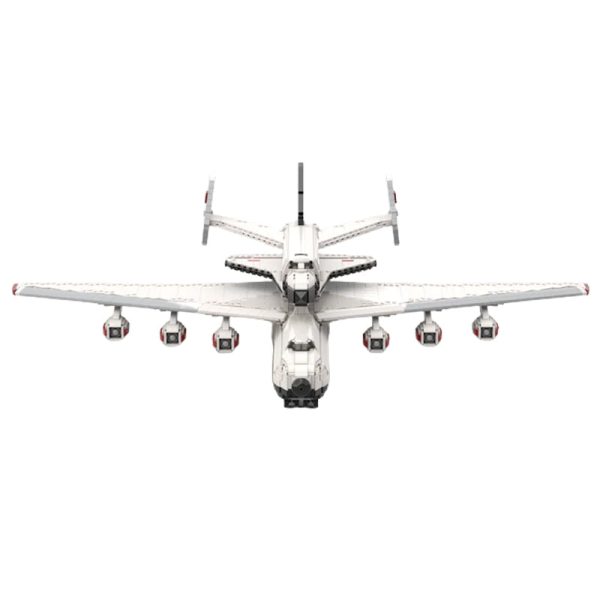 1:110 BURAN WITH ANTONOV AN-225 CARRIERPLANE | 4176PCS - Image 2