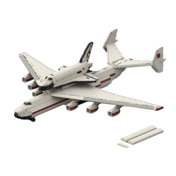 1:110 BURAN WITH ANTONOV AN-225 CARRIERPLANE | 4176PCS - Image 4
