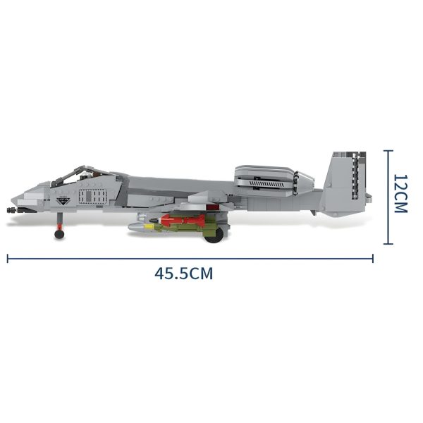 A-10 GROUND ATTACK AIRCRAFT | 1049PCS - Image 4