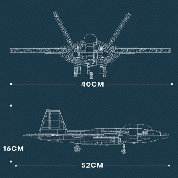 F-22 RAPTOR | 1836PCS - Image 5