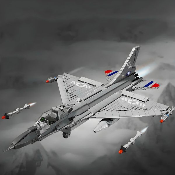 F16 FIGHTER JET | 1462PCS - Image 3