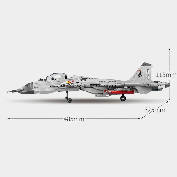 J-15 FIGHTER AIRCRAFT | 1187PCS - Image 4
