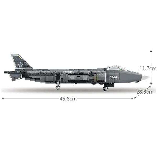 J-20 FIGHTER AIRCRAFT | 774PCS - Image 5