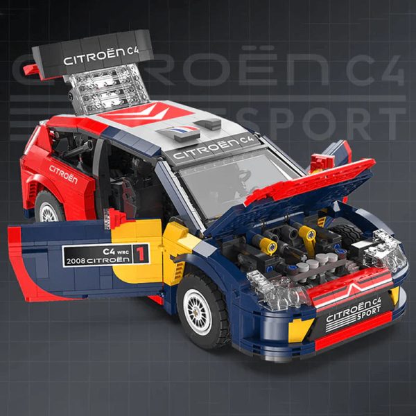 REMOTE CONTROLLED 2008 CITROEN C4 WRC | 1568PCS - Image 11