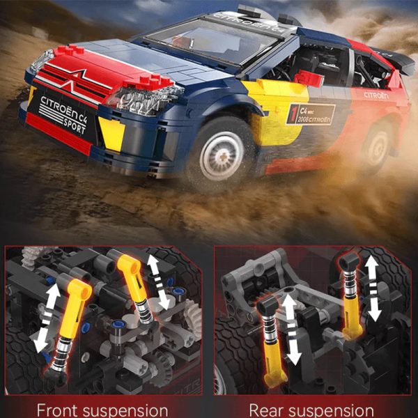 REMOTE CONTROLLED 2008 CITROEN C4 WRC | 1568PCS - Image 10