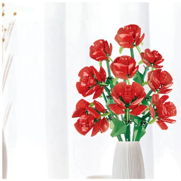 BOUQUET OF NINE RED ROSES | 568PCS - Image 3