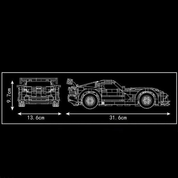 DODGE VIPER SRT | 1235PCS - Image 6