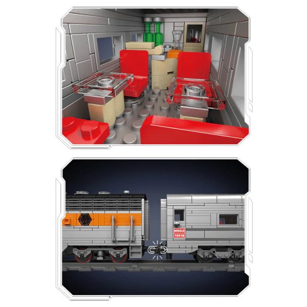 EMD F7 LOCOMOTIVE | 1540PCS - Image 5