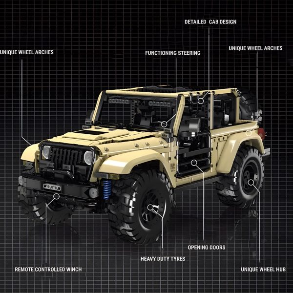 JEEP WRANGLER | 3620PCS - Image 13