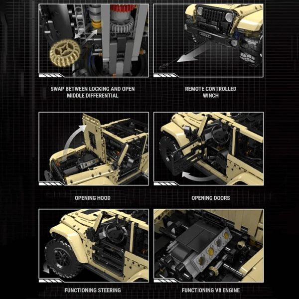 JEEP WRANGLER | 3620PCS - Image 9