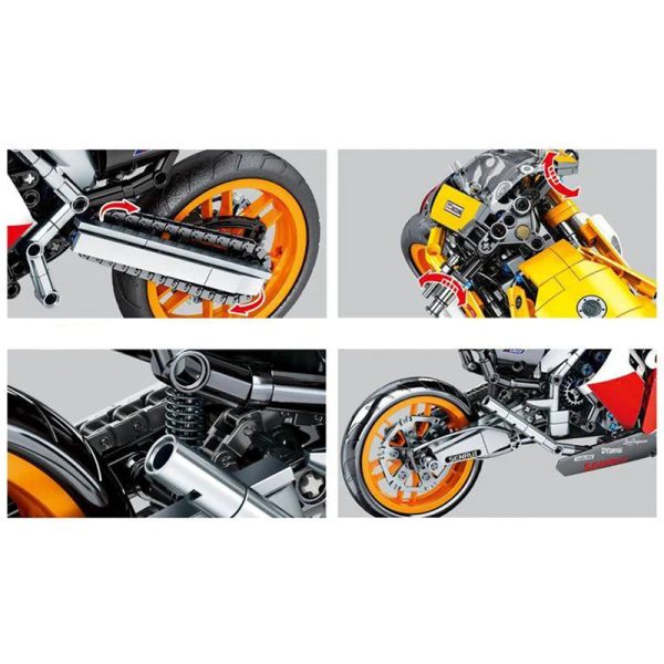 ORANGE DEMON RACE BIKE | 700PCS - Image 2