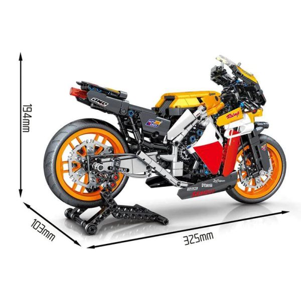 ORANGE DEMON RACE BIKE | 700PCS - Image 3