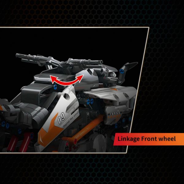 REMOTE CONTROLLED CITY TRIKE | 1228PCS - Image 6