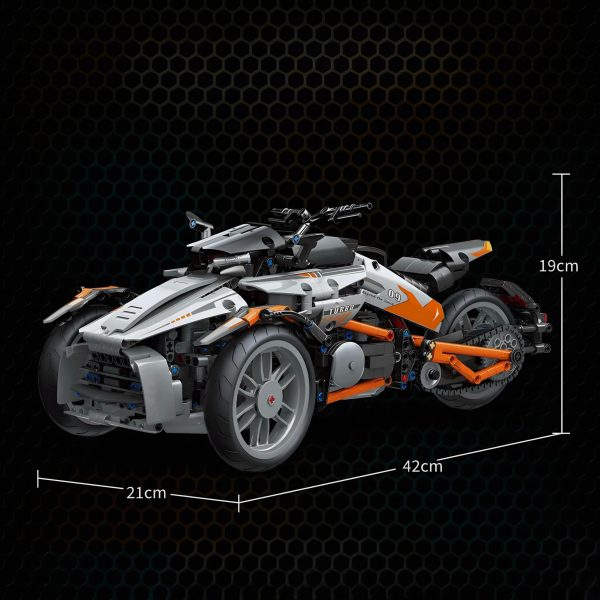 REMOTE CONTROLLED CITY TRIKE | 1228PCS - Image 7