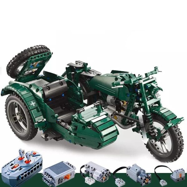 REMOTE CONTROLLED SIDECAR MOTORCYCLE | 629PCS - Image 4