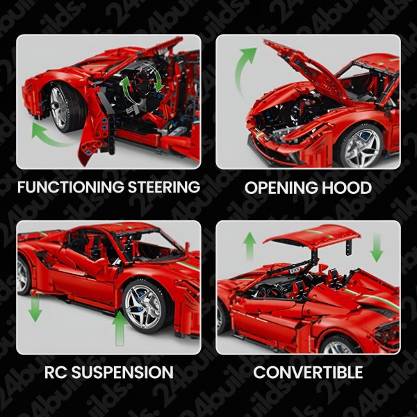 FERRARI F8 | 3780PCS - Image 3