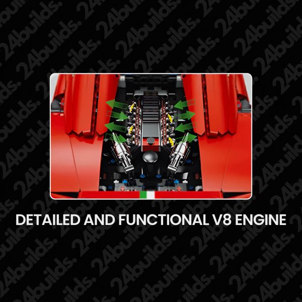FERRARI F8 | 3780PCS - Image 4