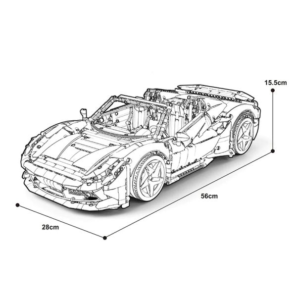 FERRARI F8 | 3780PCS - Image 6