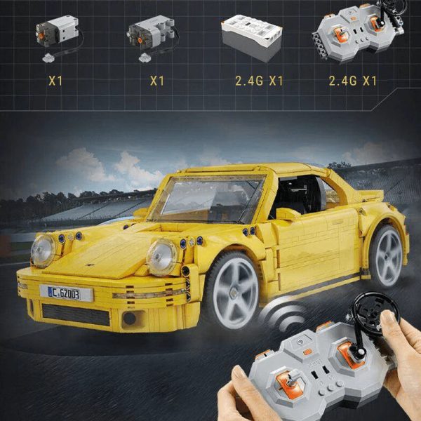 PORSCHE RUF CTR YELLOW BIRD | 1514PCS - Image 5