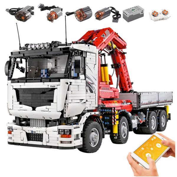 REMOTE CONTROLLED CRANE TRUCK | 8238PCS - Image 5
