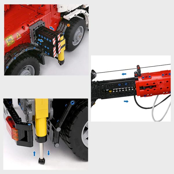 REMOTE CONTROLLED CRANE TRUCK | 8238PCS - Image 6