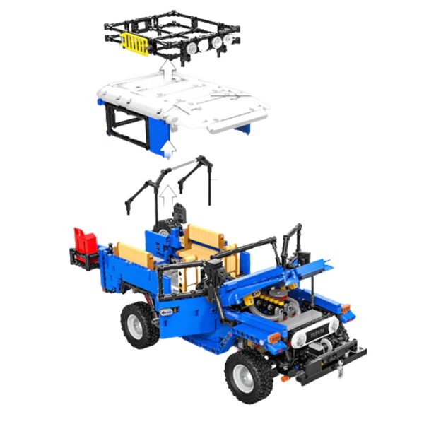 REMOTE CONTROLLED FJ40 LAND CRUISER | 2101PCS - Image 10
