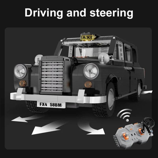 REMOTE CONTROLLED LONDON TAXI | 1870PCS - Image 4