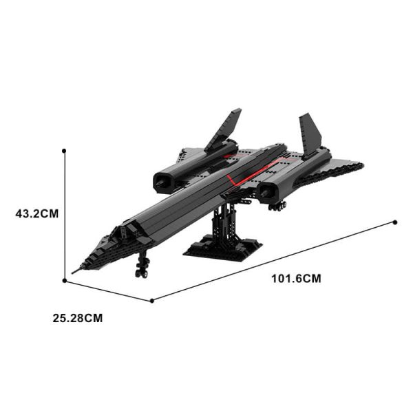 SR-71 BLACKBIRD | 1968PCS - Image 7
