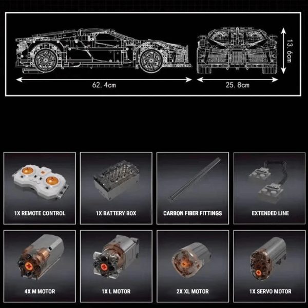 THE BLACK MAMBA HYPERCAR | 4687PCS - Image 14