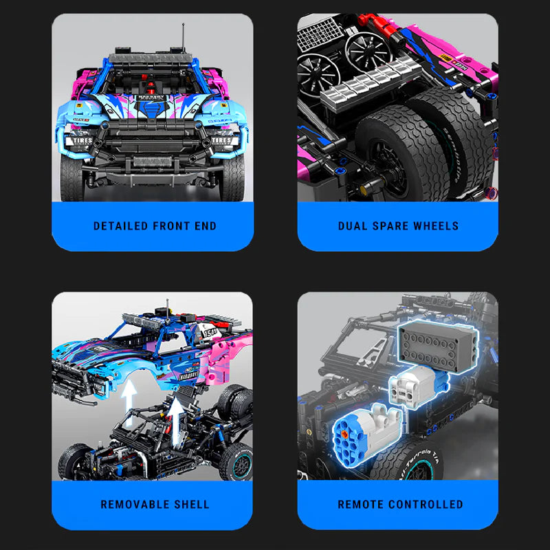 DAKAR TROPHY TRUCK | 1340PCS - Image 4