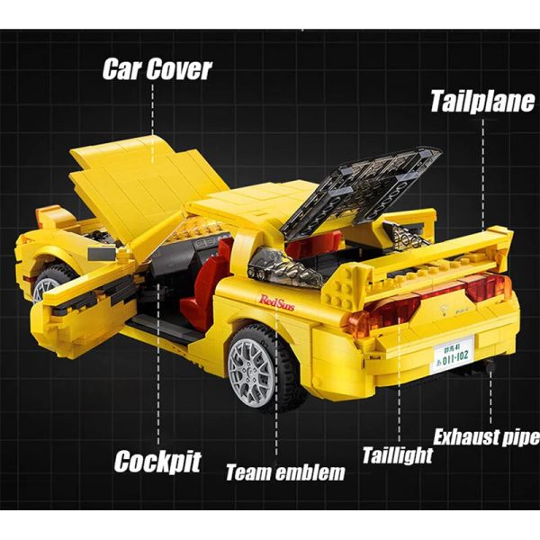INITIAL D FD3S RX-7 | 1655PCS - Image 11