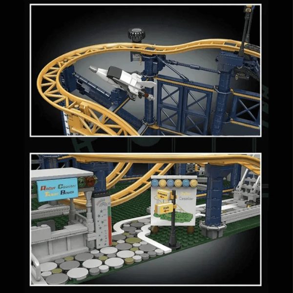 MOTORISED LOOPING ROLLER COASTER | 3237PCS - Image 6