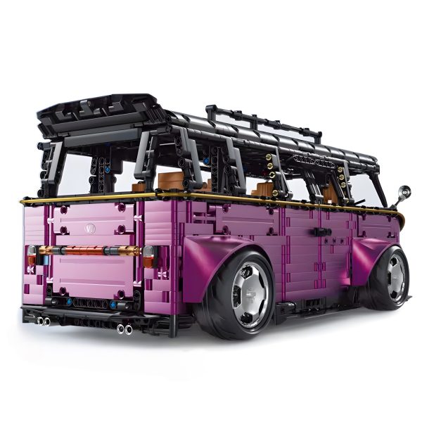 WIDEBODY SATIN PURPLE CAMPERVAN | 3298PCS - Image 4
