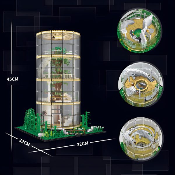 GLASS DOME TREE HOUSE | 3495PCS - Image 4