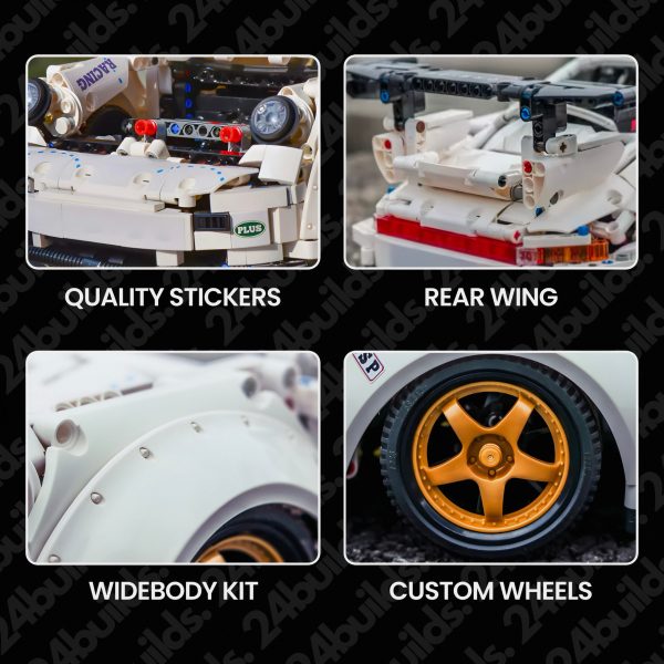 REMOTE CONTROLLED 911 TURBO WIDEBODY | 2126PCS - Image 2