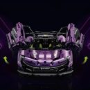 SATIN PURPLE P1 | 3567PCS