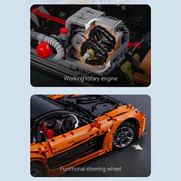 HAN'S SINGLE TURBO RX-7 | 3073PCS - Image 7