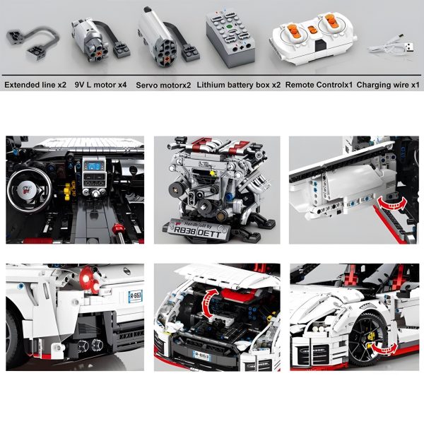 NISSAN R35 GTR | 4097PCS - Image 5