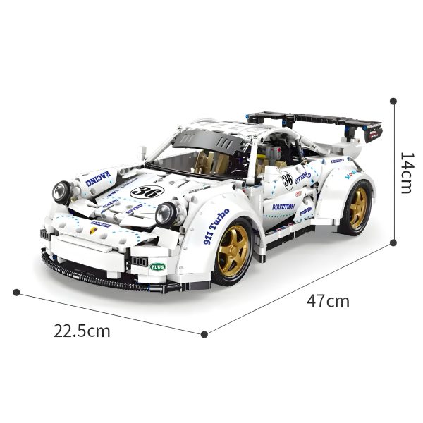 REMOTE CONTROLLED 911 TURBO WIDEBODY | 2126PCS - Image 5