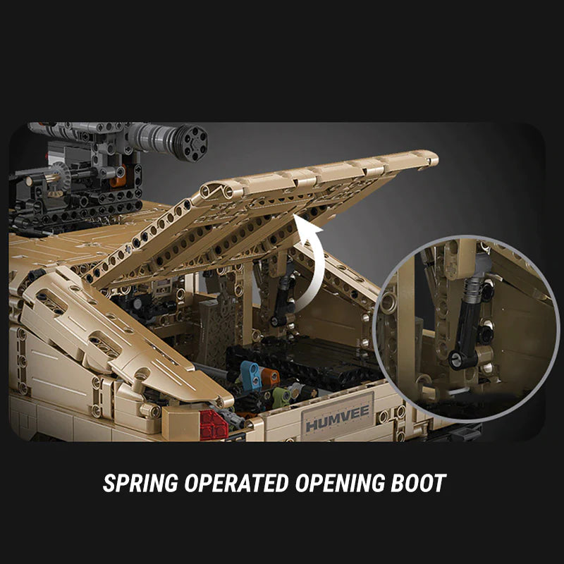 REMOTE CONTROLLED HUMVEE | 3934PCS - Image 11