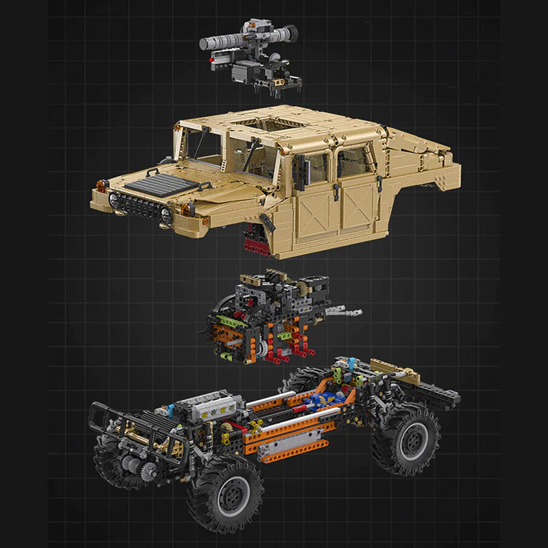 REMOTE CONTROLLED HUMVEE | 3934PCS - Image 19