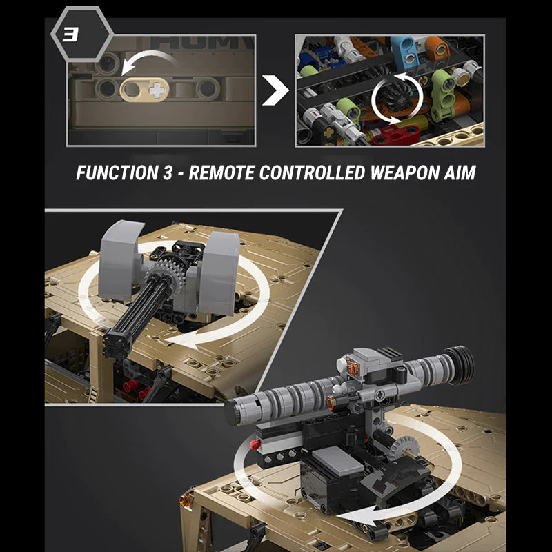 REMOTE CONTROLLED HUMVEE | 3934PCS - Image 8