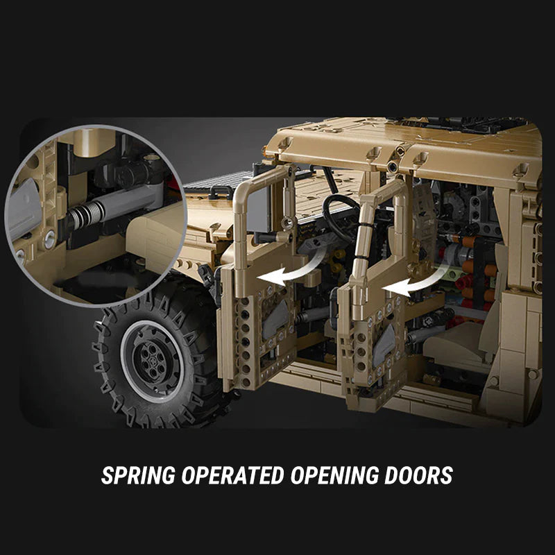 REMOTE CONTROLLED HUMVEE | 3934PCS - Image 10