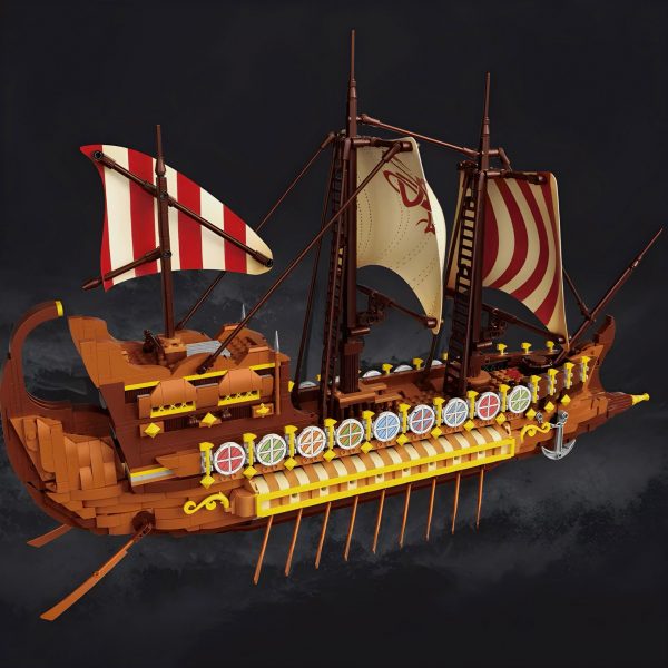 ANCIENT VIKING WARSHIP | 2074PCS - Image 3