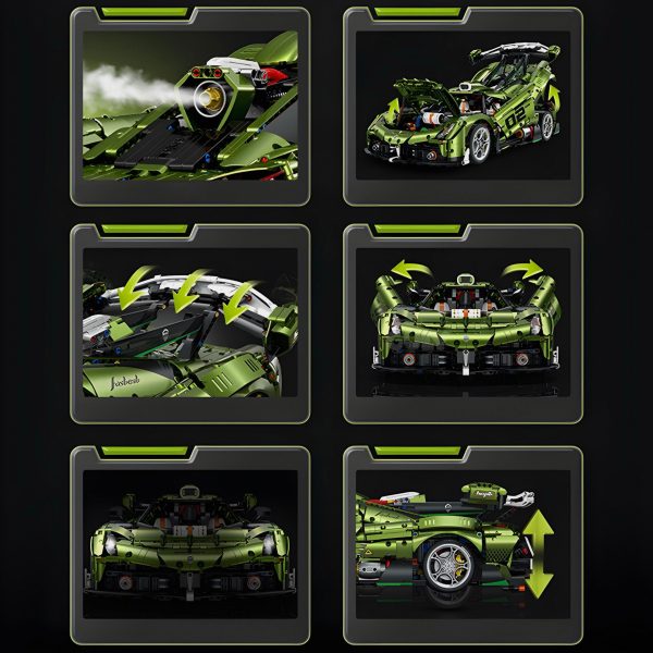 CHROME EDITION SWEDISH HYPERCAR | 3840PCS - Image 4