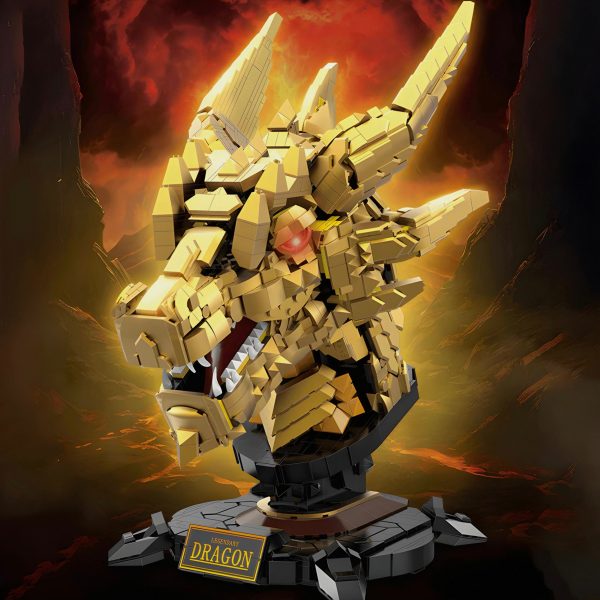 GOLD EDITION DRAGON HEAD | 2572PCS - Image 2