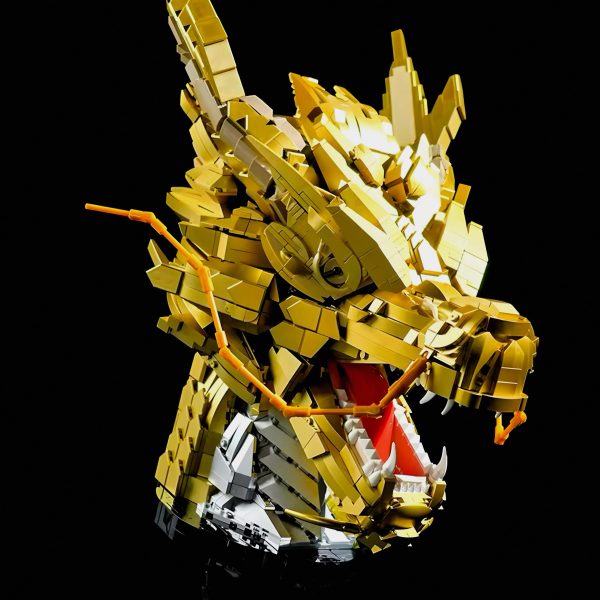 GOLD EDITION DRAGON HEAD | 2572PCS - Image 3
