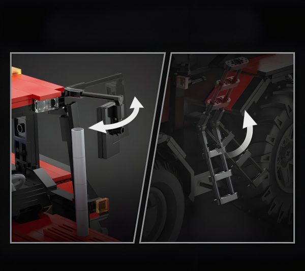 REMOTE CONTROLLED PLOWING TRACTOR | 1676PCS - Image 8