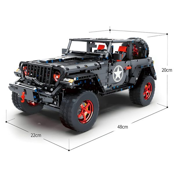 CUSTOM ARMY OFF ROADER | 2272PCS - Image 12