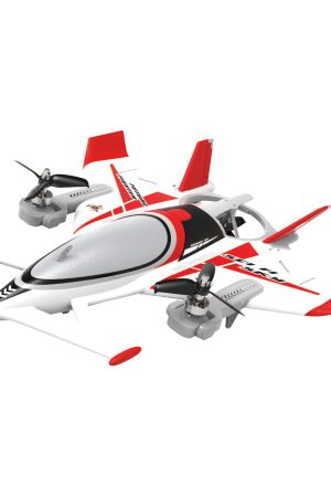 QIDI 570 VTOL RC Plane Brushless with 7.4V Battery, LED Lights & Crane Mode